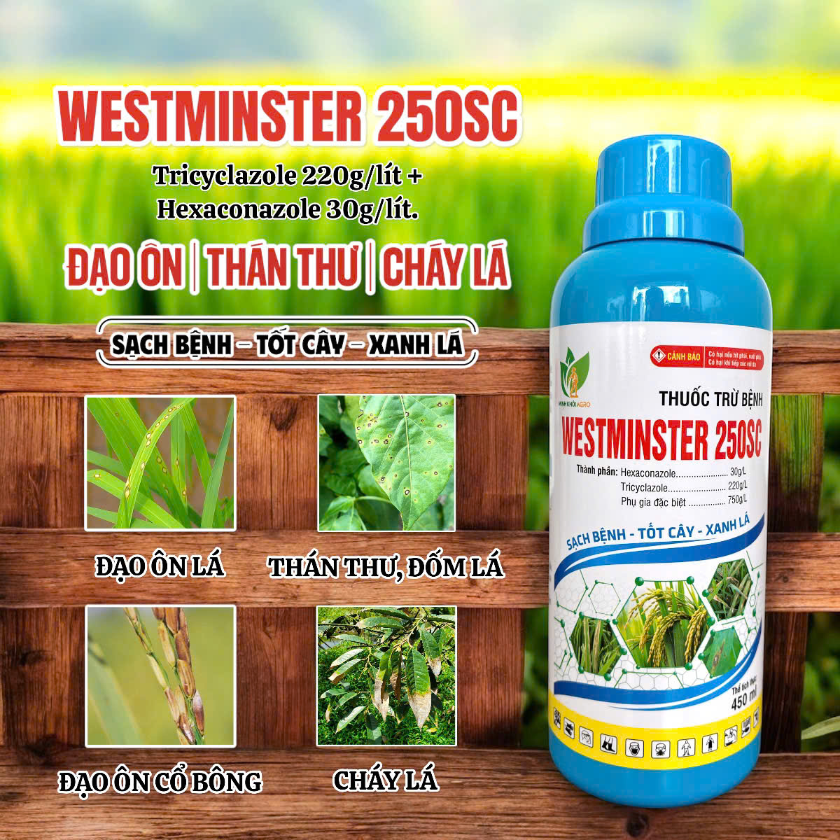 Westminster 250SC - Chai 450ml